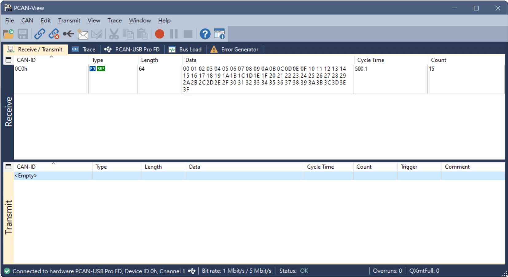 Receive MCU Signal