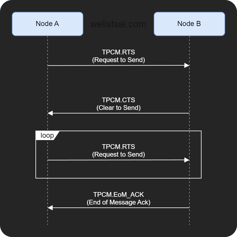 P2P - Multi-Packet Transmission