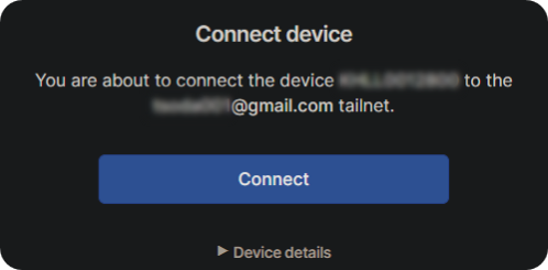 Add Device to Tailnet