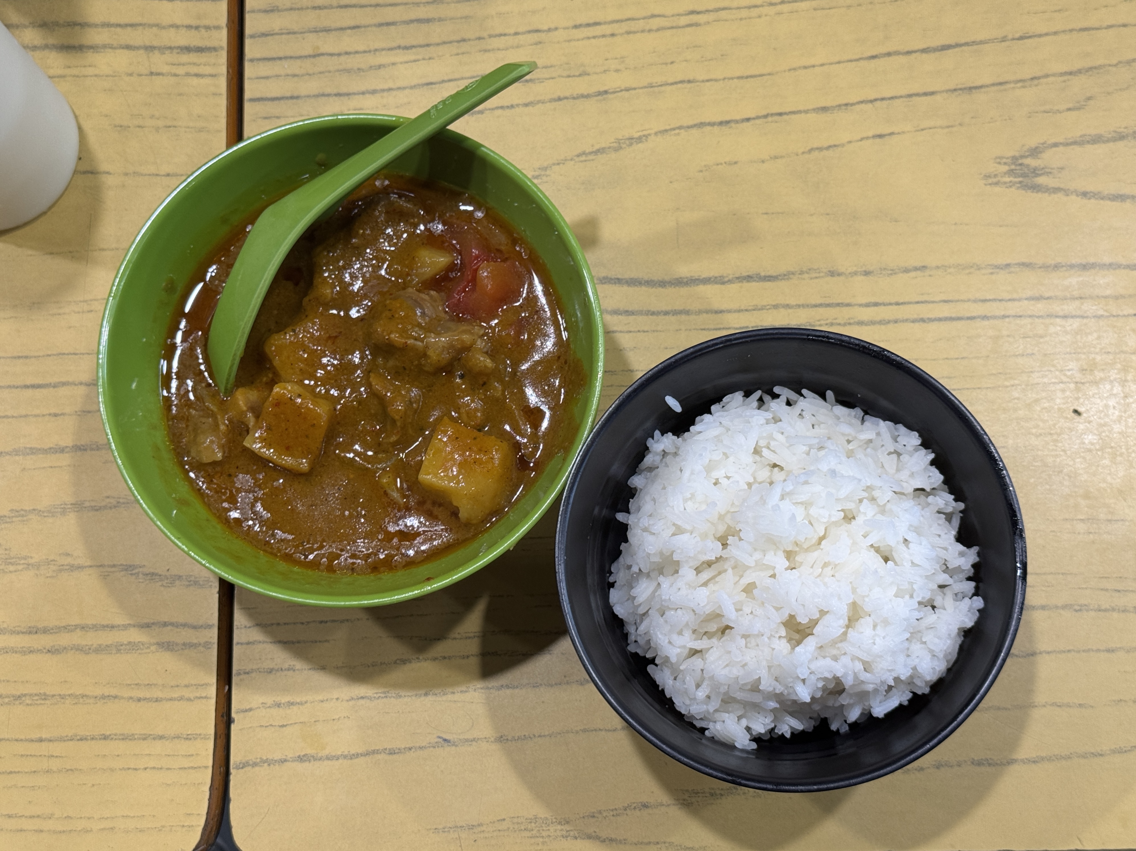 Curry beef brisket with rice