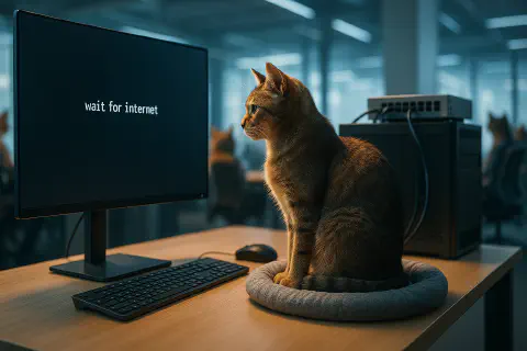 這是一張有關標題為 解決 Ubuntu 24.04 網路線插入，但網路指示燈不亮且無網路的問題 的圖片